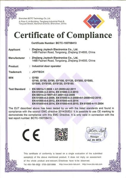 Certificate of Complience - Rolo.md